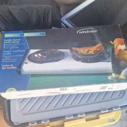 Windmere Double Burner Buffet Range 