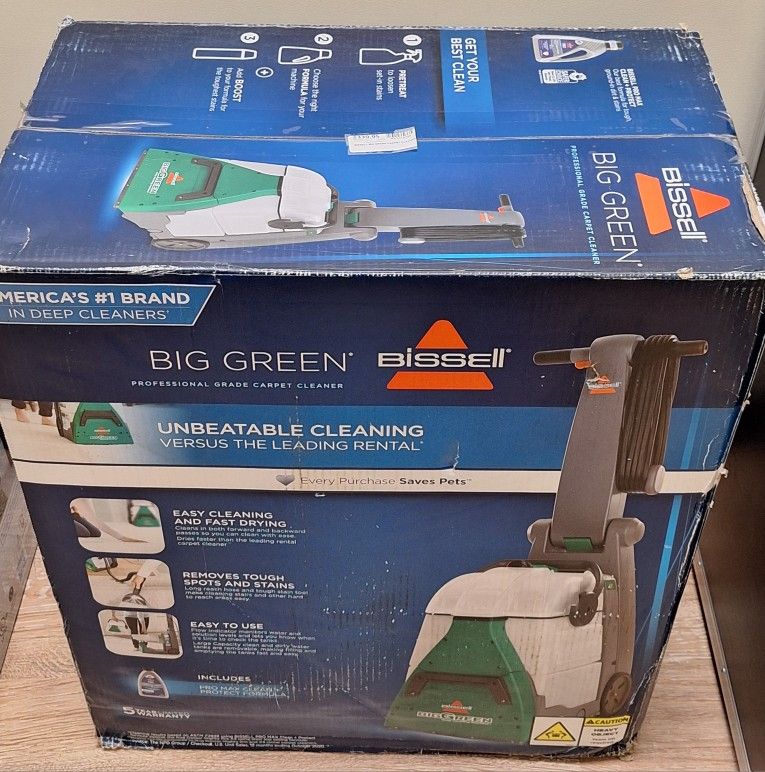 BISSELL BIG GREEN CARPET CLEANER
