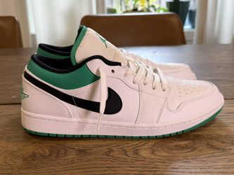 Jordan 1 Low White Lucky Green 11M VNDS No Box