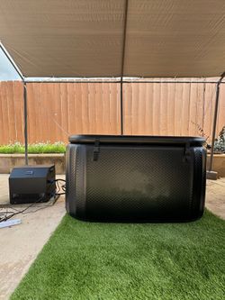 Inflatable No Ice Bath Cold Plunge w/ 1Hp Chiller