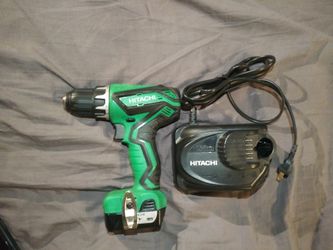 12 volt cordless Hitachi drill-driver