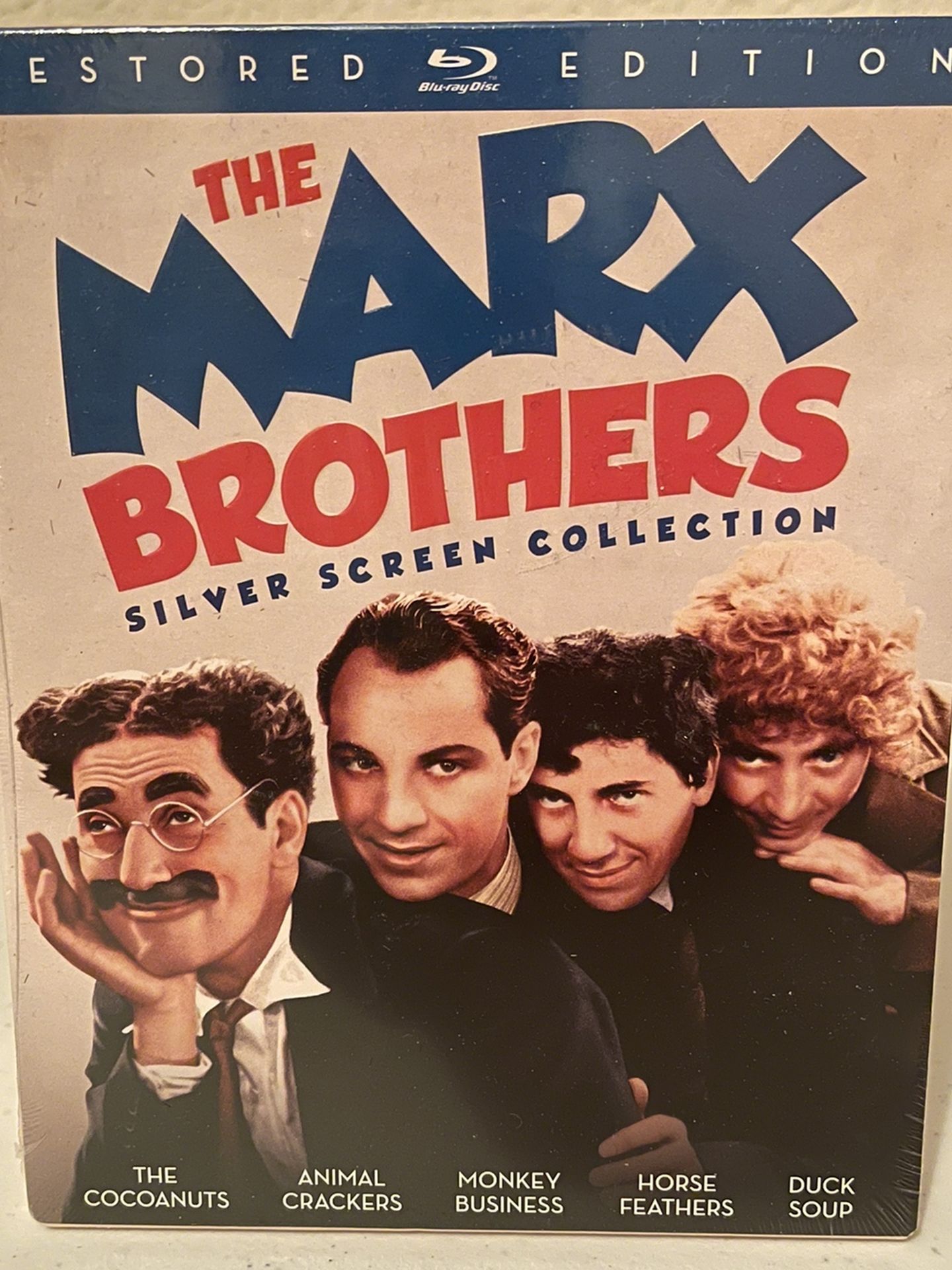 The Marx Brothers Silver Screen Collection (Blu-ray Disc, 2016, 3-Disc Set)