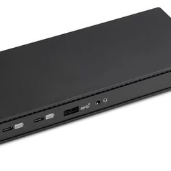 Kensington SD4842P EQ 12-in-1 USB-C Triple Video Docking Station, Triple 4K 60Hz, 100W PD, Compatible with MacBook M1/M2/M3/M4 and Windows Laptops (K3