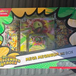 Ascended Heroes Mega Meganium ex Box