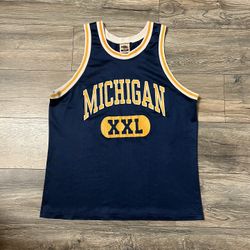University Of Michigan Basketball Jersey Large