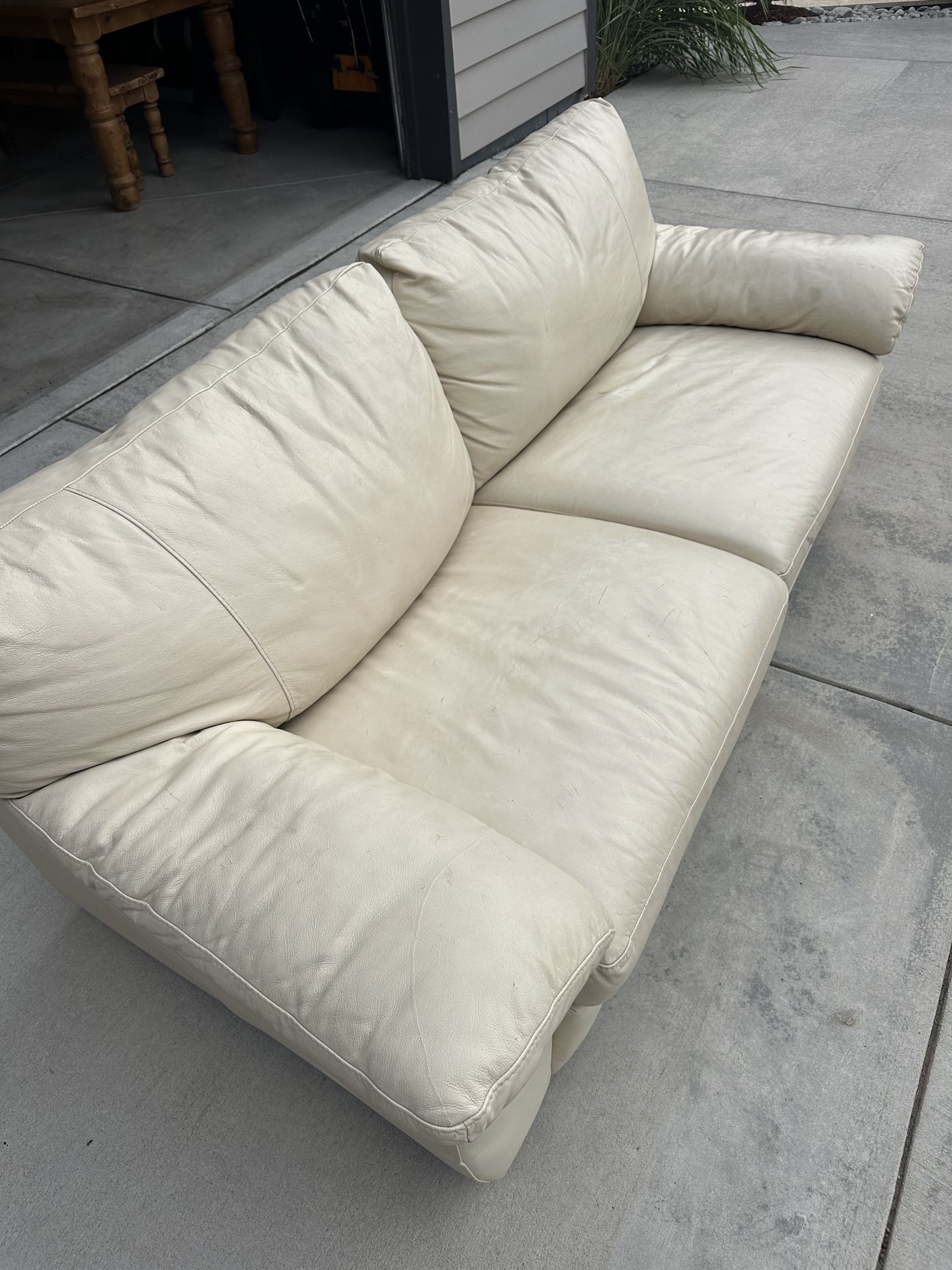 Used Cream Sofa Bed