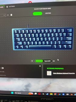 Razor huntsman mini keyboard