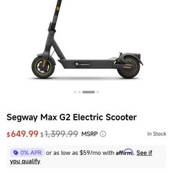 NinebotSegway - Max G2 051501U Electric Kick Scooter