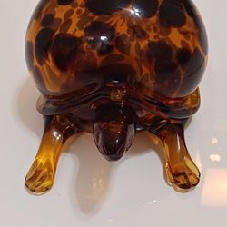 TURTLE GLASS DECORATION $29