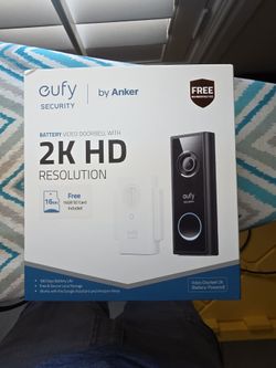 Eufy Security 2K HD Battery Video Doorbell