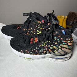 Nike LeBron 17 'Equality' black and multi-coloured trainers