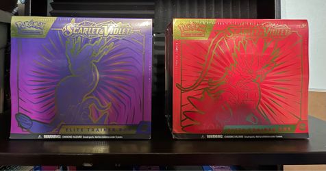 Pokemon Scarlet and Violet ETB (Set of 2)