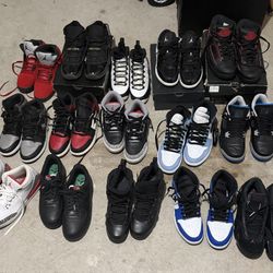 Jordan Sneakers Mixed Lot. Some sneaker models are rare