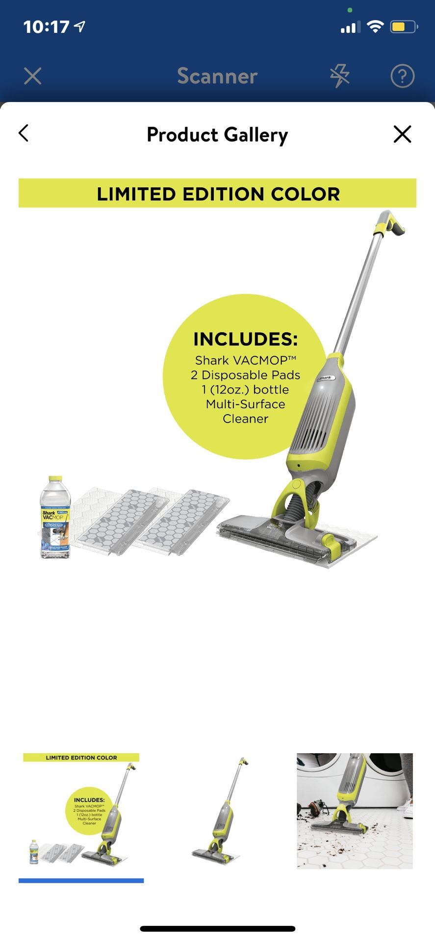 Sharkmop Vacuum Floor Cleaner 