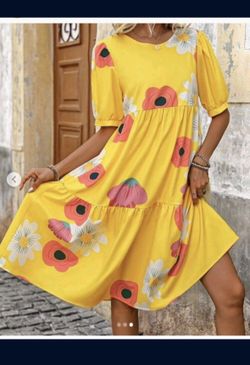 Summer floral dress