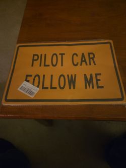 Metal sign