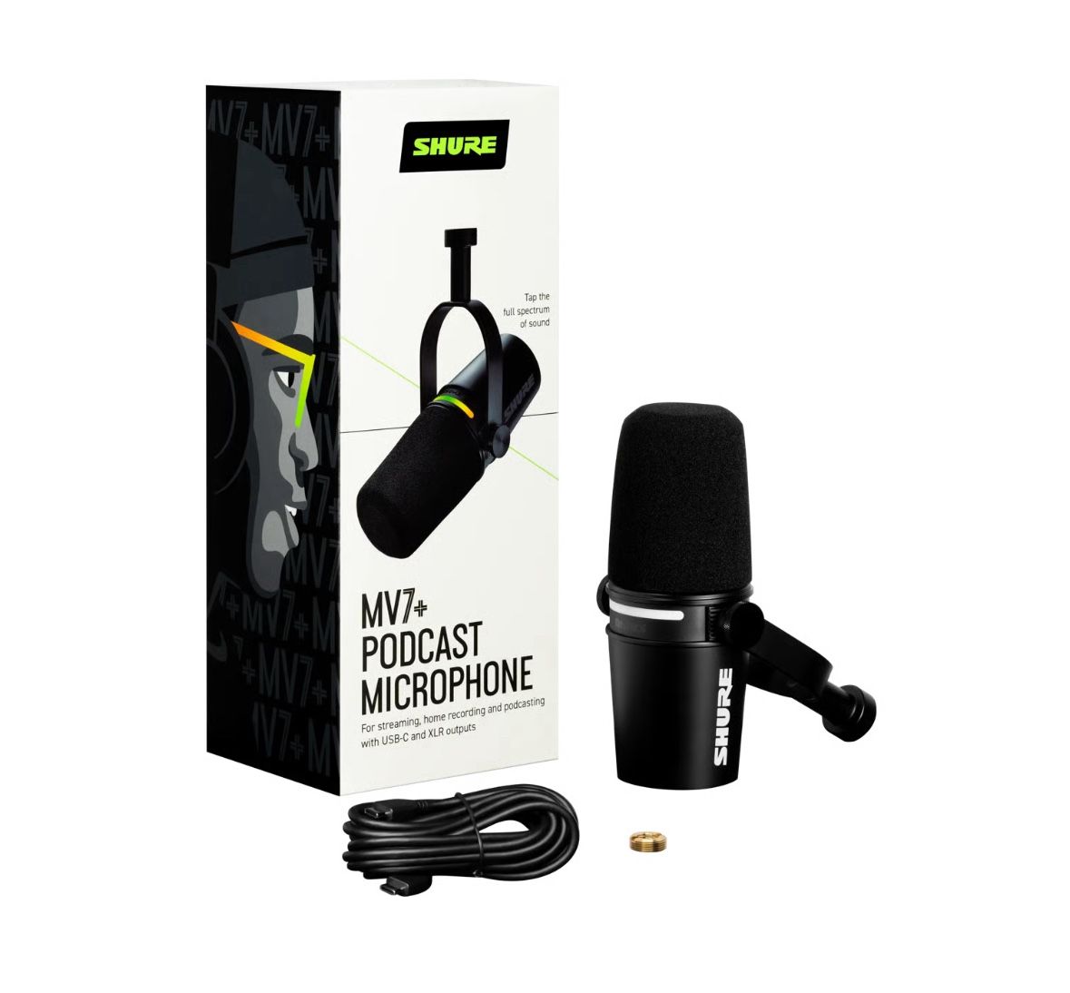 The MV7+ Podcast Microphone