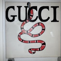 Gucci Hand Painted Canvas