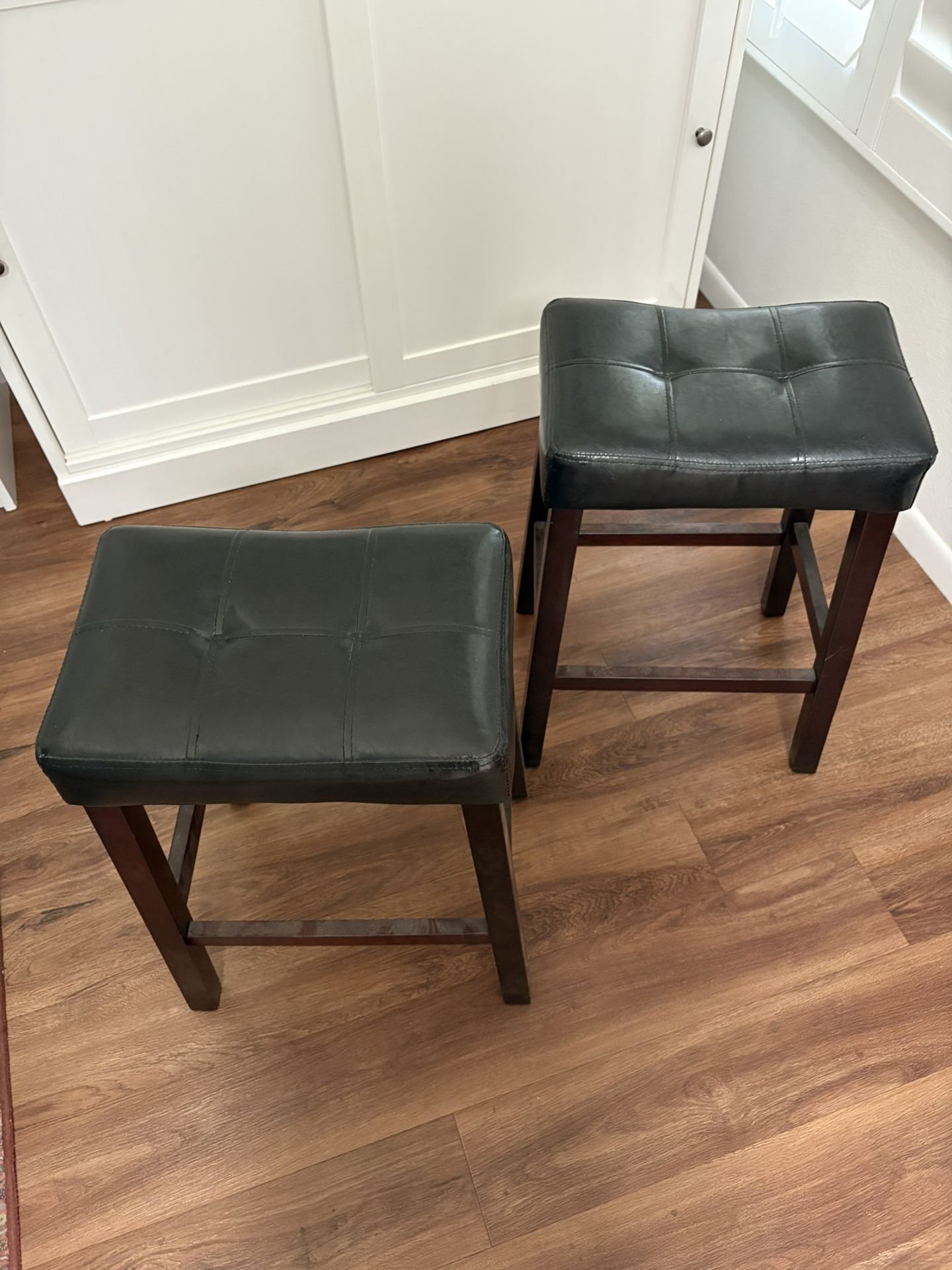 24” Tall Pair Of Bar Stools