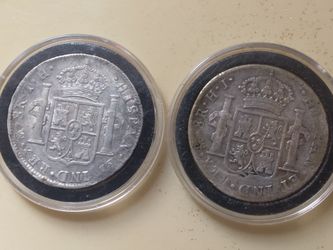 Monedas De PLATA De 8 REALES
