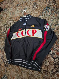 NORTH FACE ULTRA RARE RUSSIAN CCCP CLIMBING JERSEY SZ.L