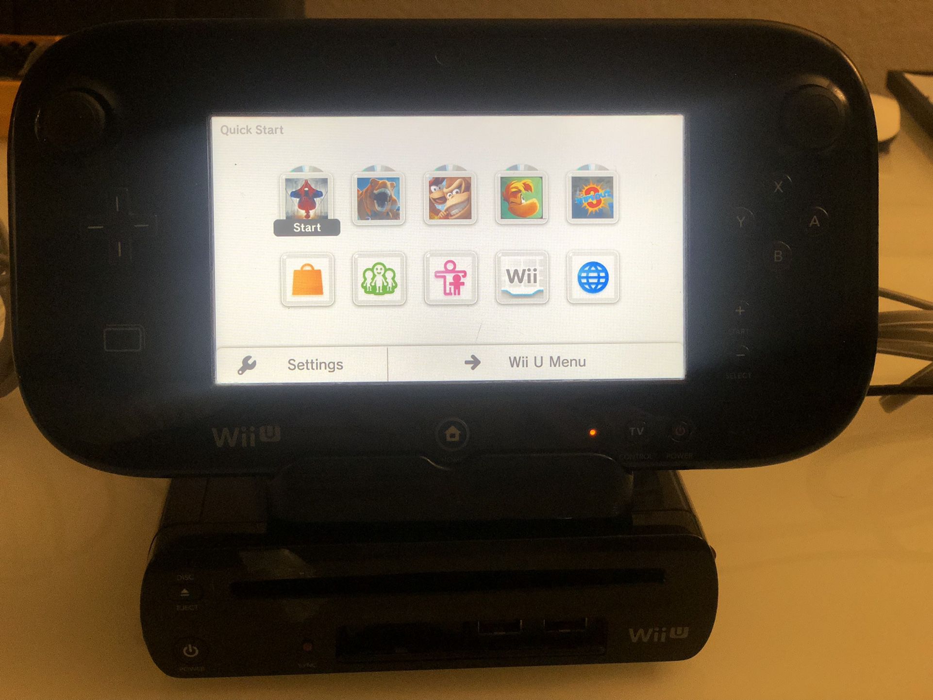 Wii U Console Including Over 28 Disc Games