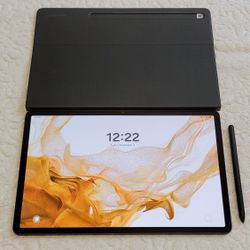 SAMSUNG GALAXY TAB S8 PLUS 5G WI-FI+PHONE 128 GB TABLET UNLOCKED FOR ANY COMPANY CARRIER 12.4 INCHES. 