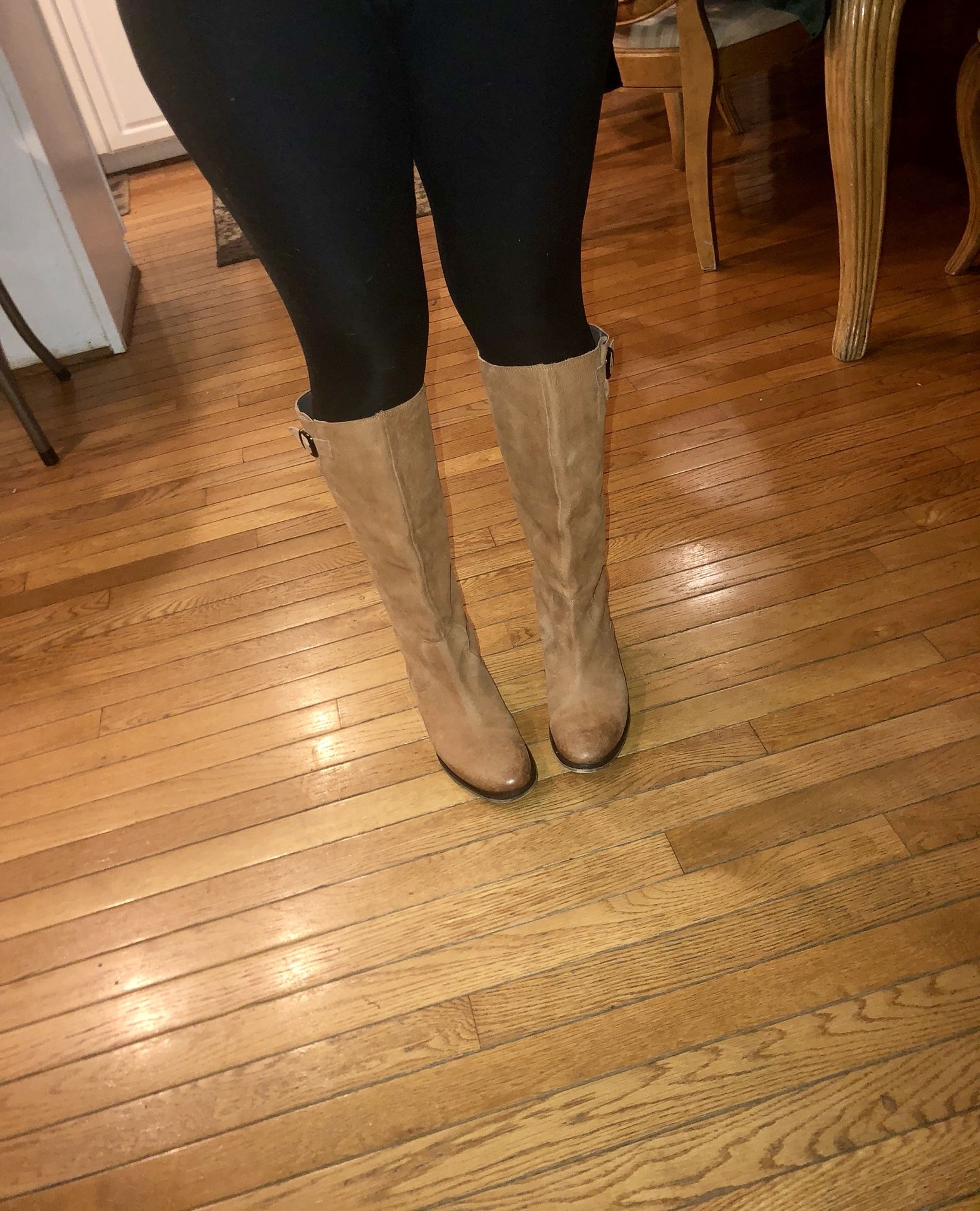 Authentic leather boots from Aldo