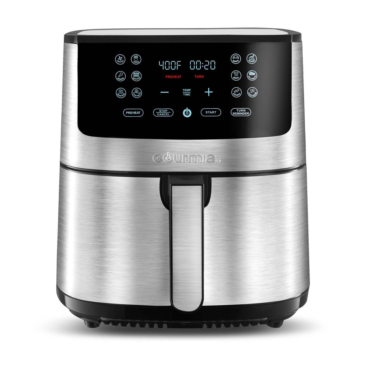 Gourmia 4-Quart Digital Air Fryer with Guided Cooking, Easy Clean, Black  for Sale in Del Sur, CA - OfferUp