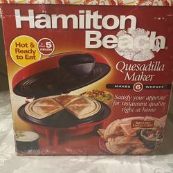 Hamilton Beach Quesadilla Maker 