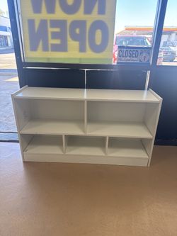 White Storage Shelf / Bookcase – Sturdy & Modern