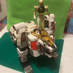 Bandai Mighty Morphin Power Rangers WHITE TIGERZORD 1994
