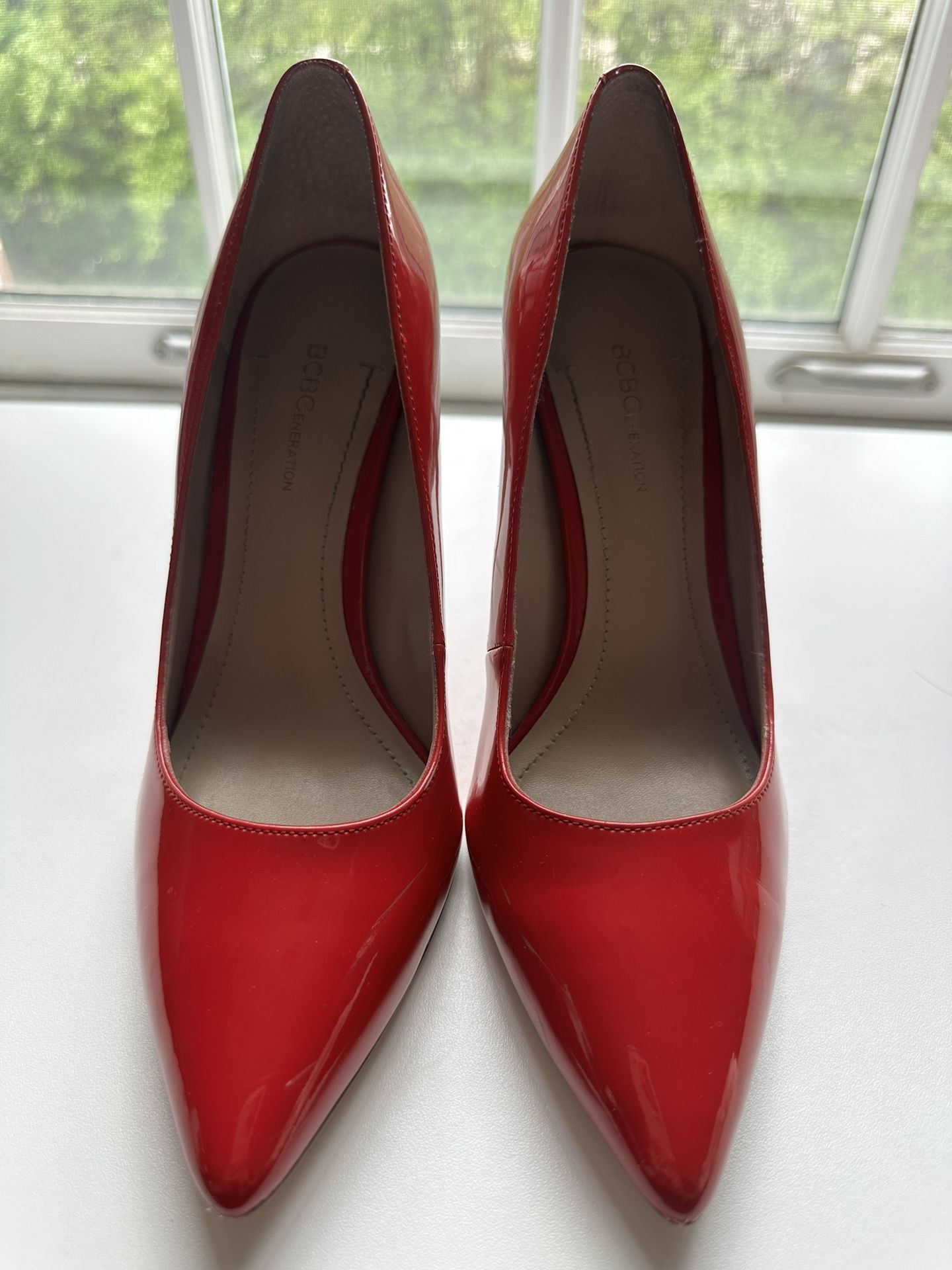 BCBG Red Stiletto Heels