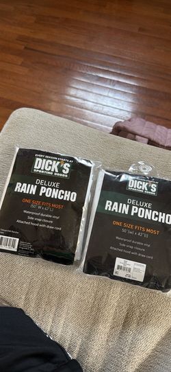 Deluxe Rain Ponchos- Dick’s sporting goods