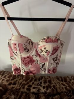 Pickup only! Kaylee Kollection corset cropped top.