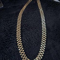 14K 26inch Rolex Chain