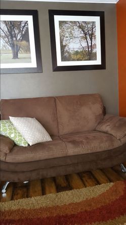 Matching sofa with love seat