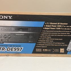 Sony STR-DE997 Dolby Digital FM AM Stereo Receiver NEW