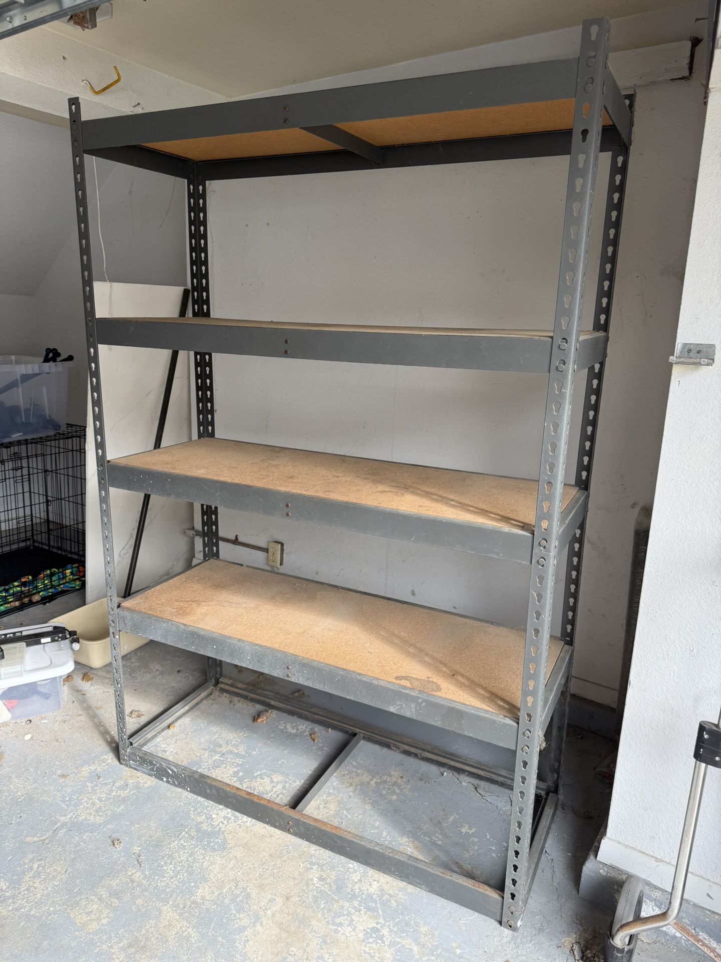 Garage Shelving. Metal And Sturdy