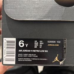 Jordan 11 Retro Low Cherry (2016) (GS)