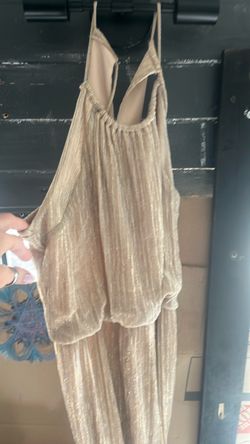 Cream One-Shoulder Maxi Dress with Gold Belt