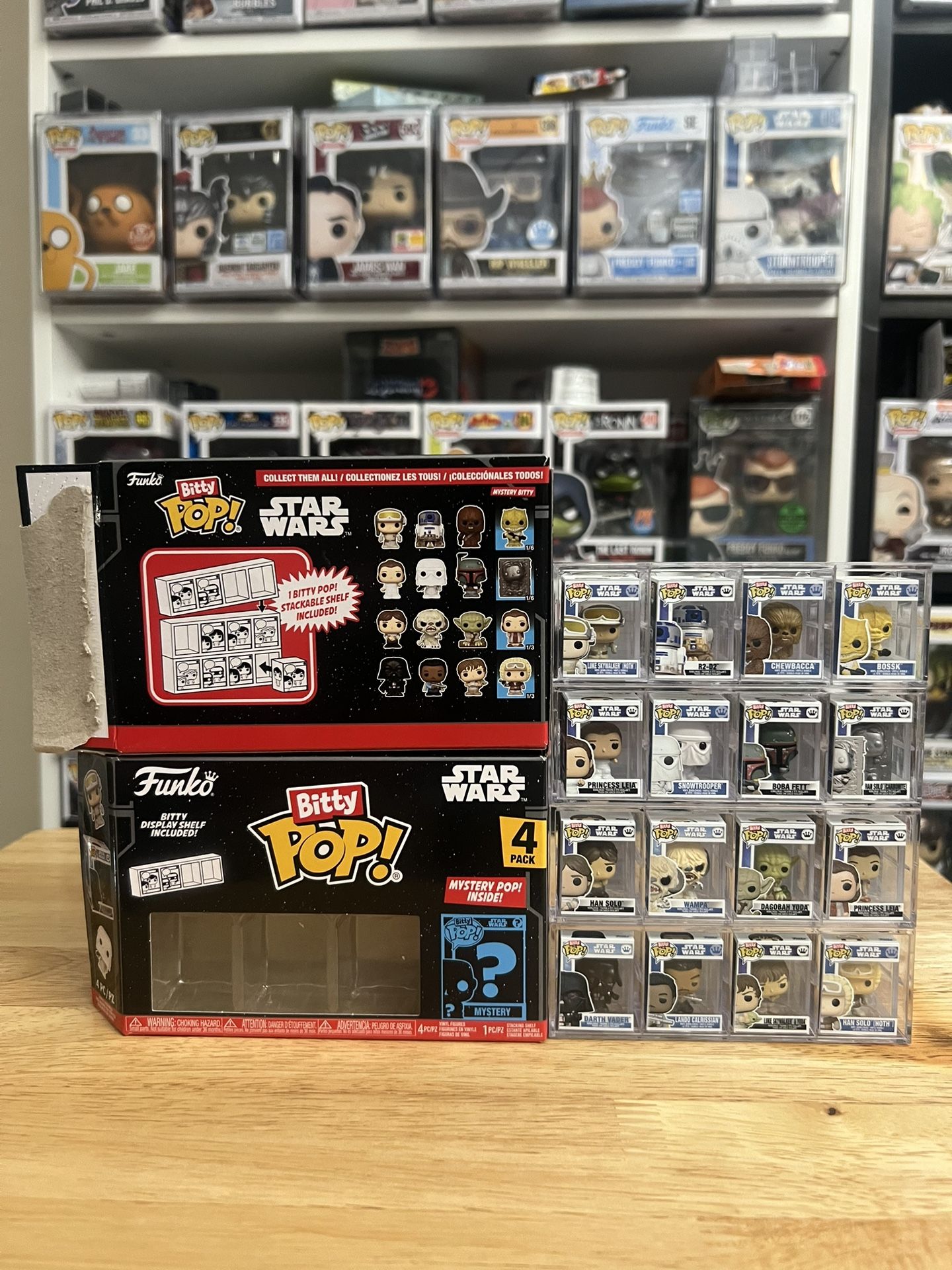 COMPLETE BITTY MULTIPACK SET Star Wars Empire Strikes Funko Pop W/ ALL 4 CHASES