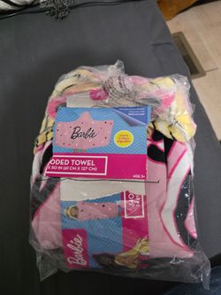 Barbie towel for girls
