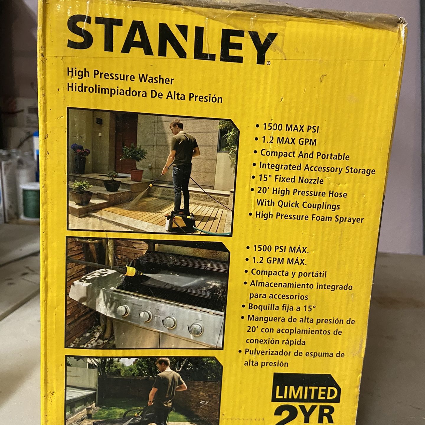 Stanley SLP 1500 psi Pressure Washer New Never Open. for Sale in Henderson NV OfferUp
