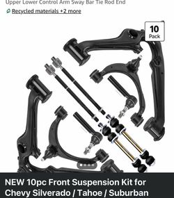 10pc Front Suspension Kit Chevy Silverado Tahoe Suburban