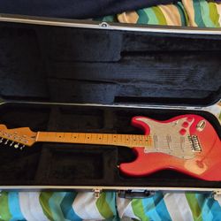 Fender Squier Stratocaster with Case, $220