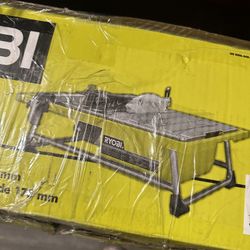 RYOBI 4.8 -Amps 7 in. Blade Corded Tabletop Wet Tile Saw WS722 