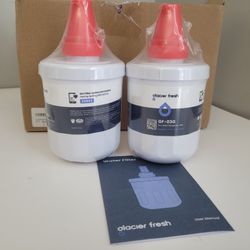 2 GLACIER FRESH GF-03G Replacement For Refrigerator Water Filter 