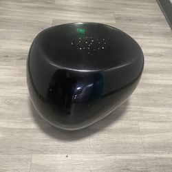 Black Stool Accent Side Table