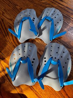 Swim training hand paddles-two sizes